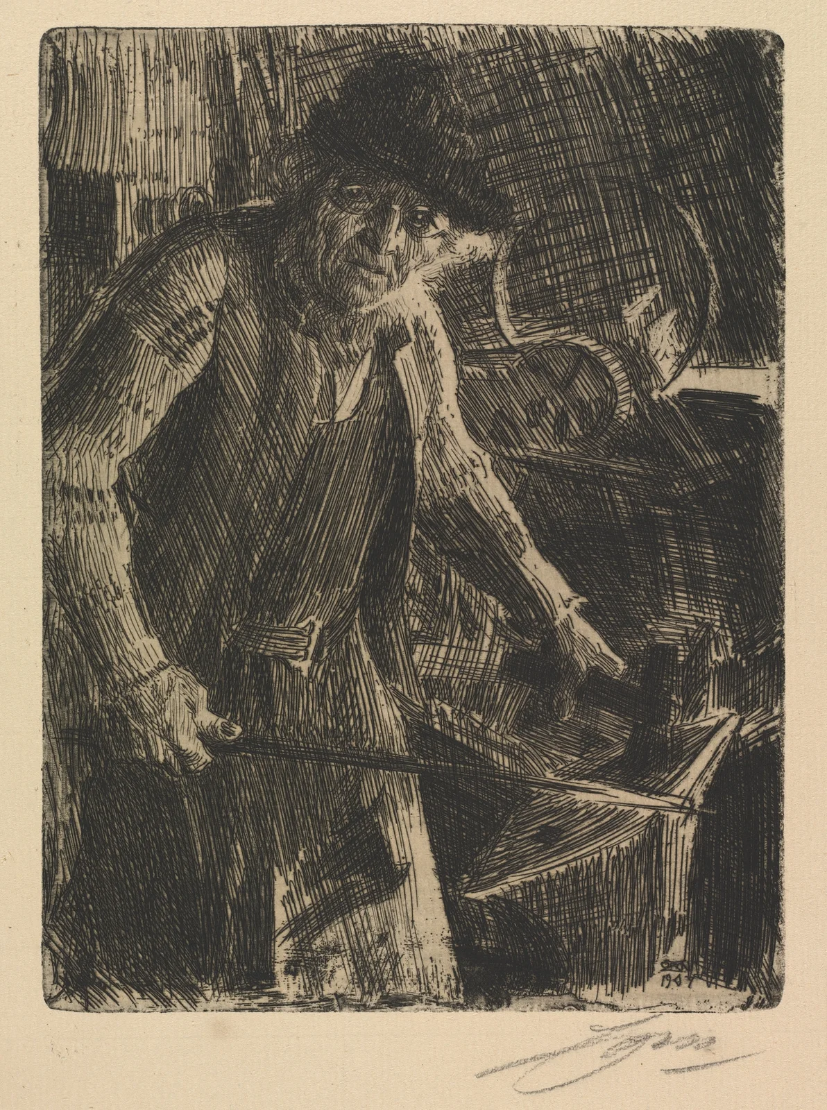 Mästersmeden av Anders Zorn