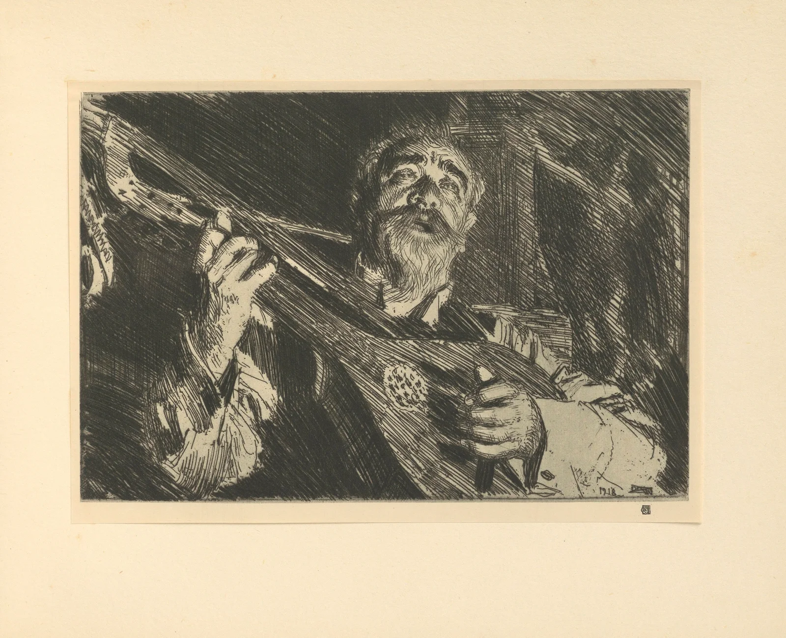 Vicke (19th century) av Anders Zorn