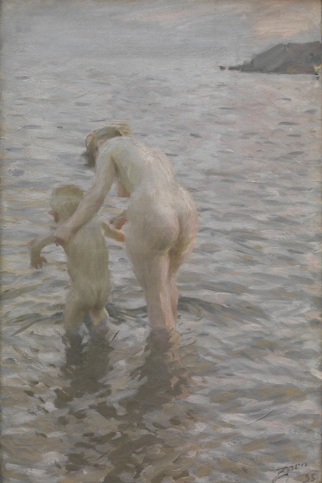 With Mother av Anders Zorn