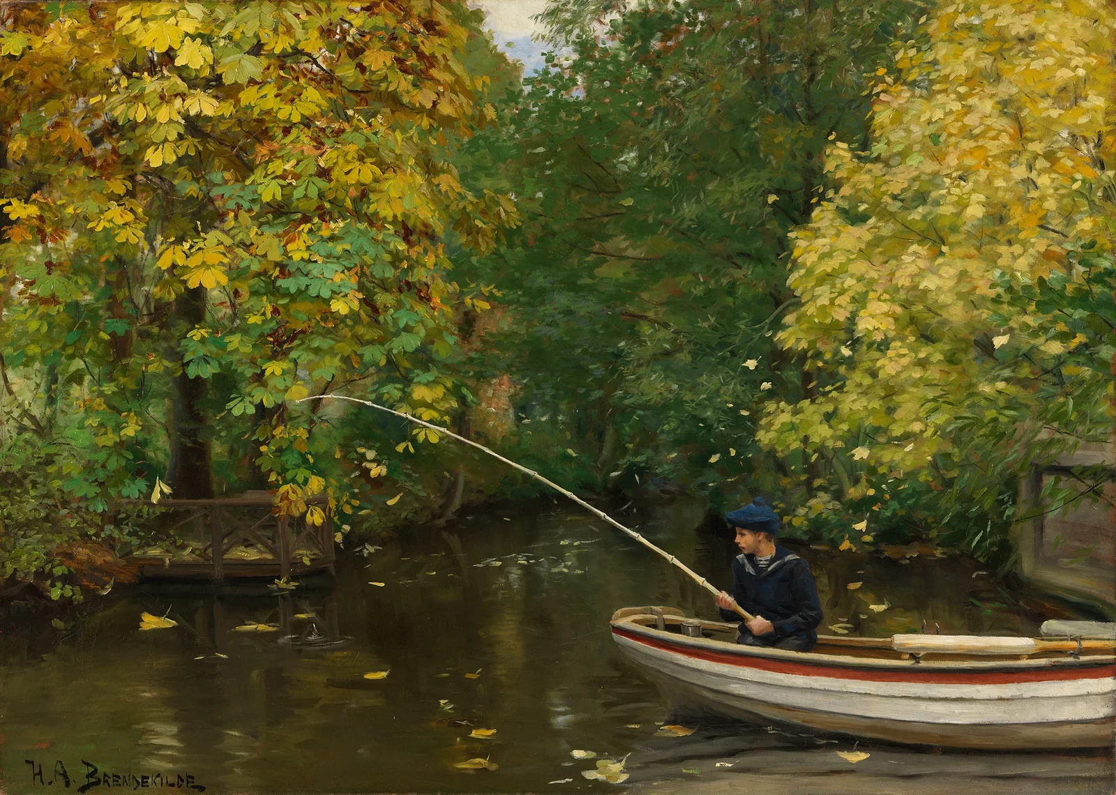 Fishing Boy av Hans Andersen Brendekilde