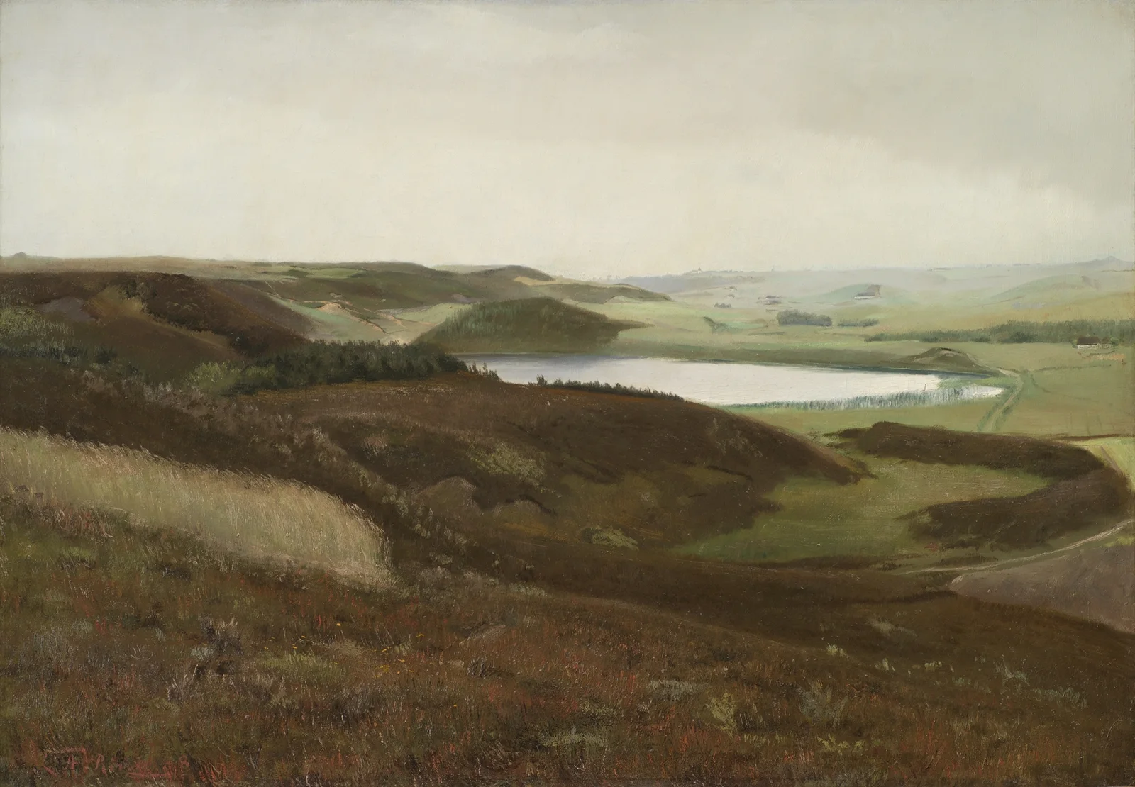 A Landscape near Bryrup, Jutland av Laurits Andersen Ring