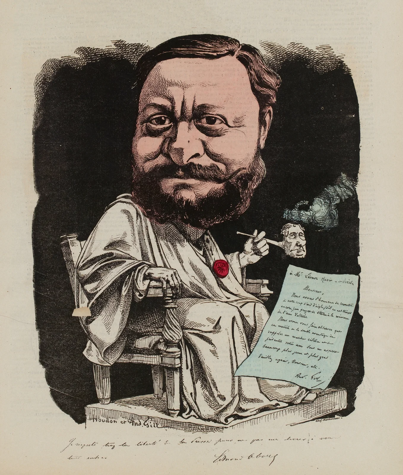 Edmond About av André Gill