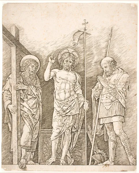 Den opstandne Kristus av Andrea Mantegna