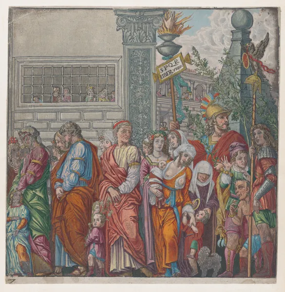 Procession av Andrea Mantegna