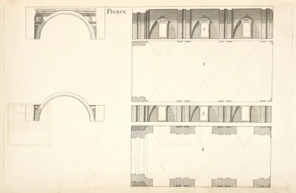 Other preparations to the ninety-eighth and ninety-ninth figures. av Andrea Pozzo