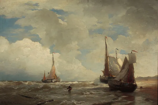 On the North Sea coast av Andreas Achenbach