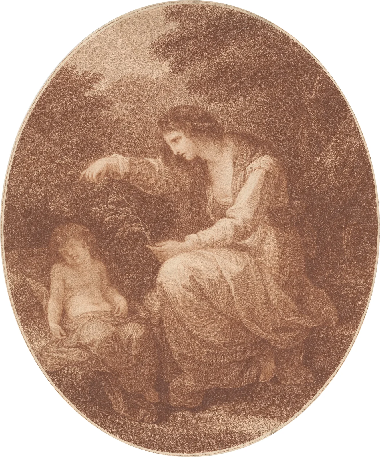 Cleone. av Angelica Kauffmann