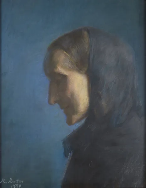 Ane Hedvig Brøndum, the Artist’s Mother av Anna Ancher