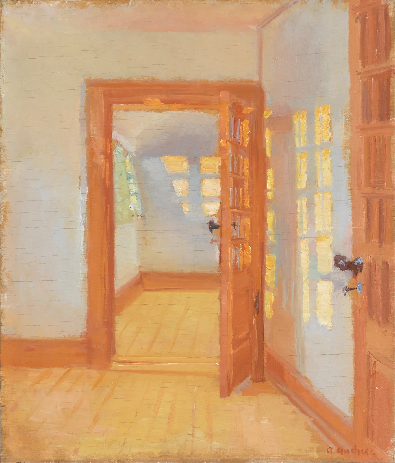 Interior. Brøndum’s annex av Anna Ancher