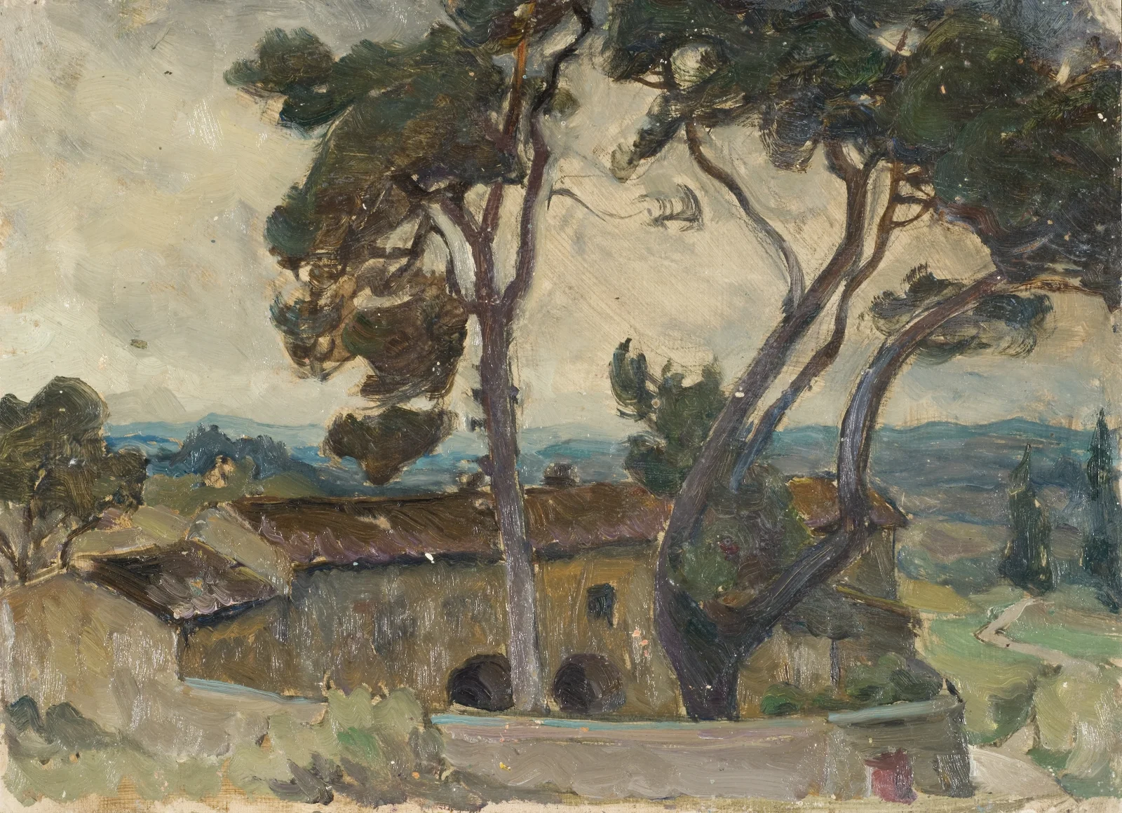 Studie från Spoleto, Italien av Anna Boberg