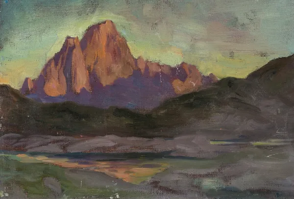 Vaagakallen. Study from Lofoten av Anna Boberg