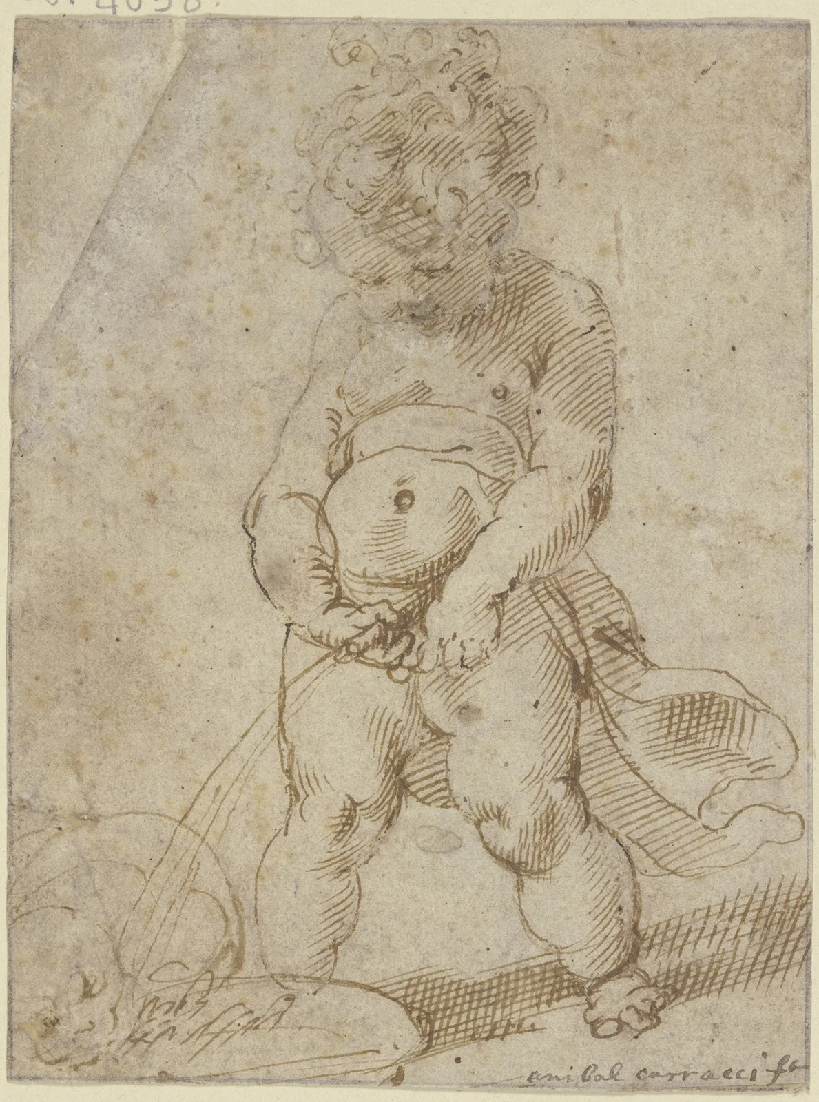 Pissing boy av Annibale Carracci