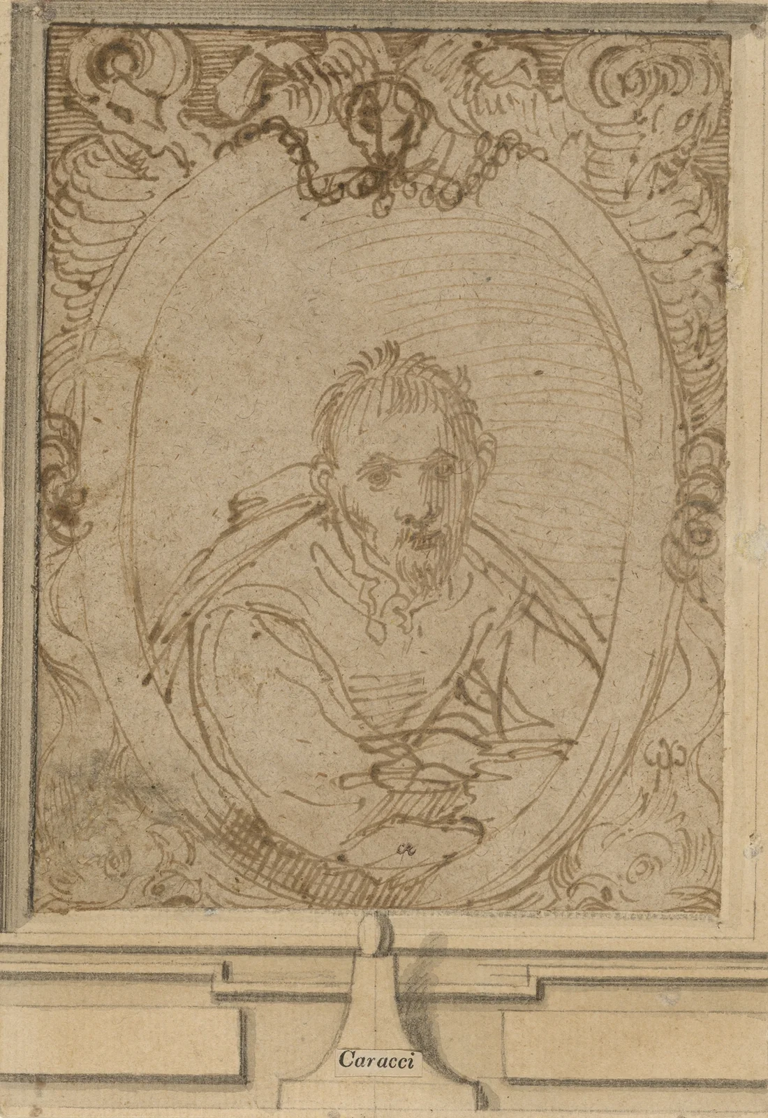 Self-Portrait av Annibale Carracci