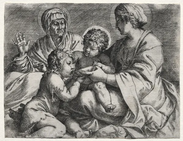 Virgin with the Bowl av Annibale Carracci