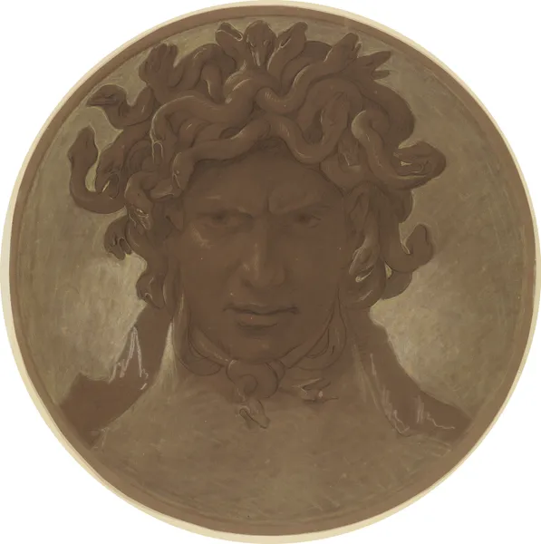 Medusenhaupt av Anselm Feuerbach