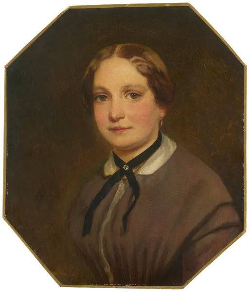 Portrait of his Sister Emilie (1827-1873) av Anselm Feuerbach