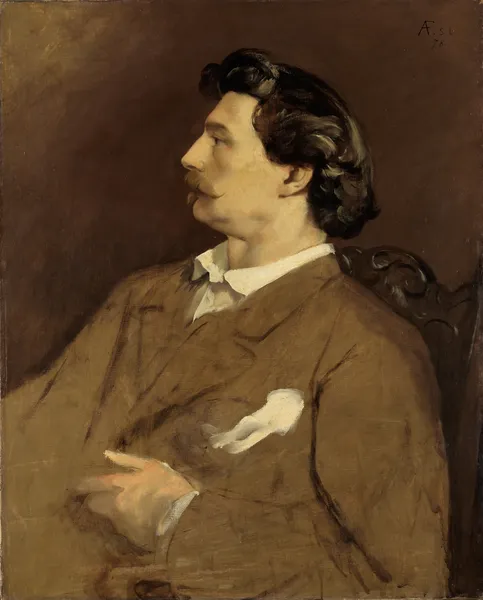 Selbstbildnis av Anselm Feuerbach