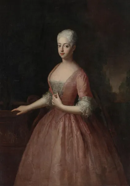 Markgräfin Friederike Louise av Antoine Pesne