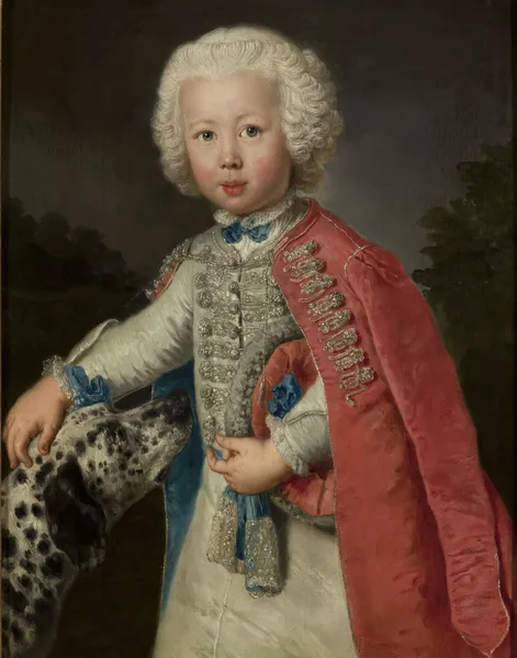 Portrait of a boy av Antoine Pesne