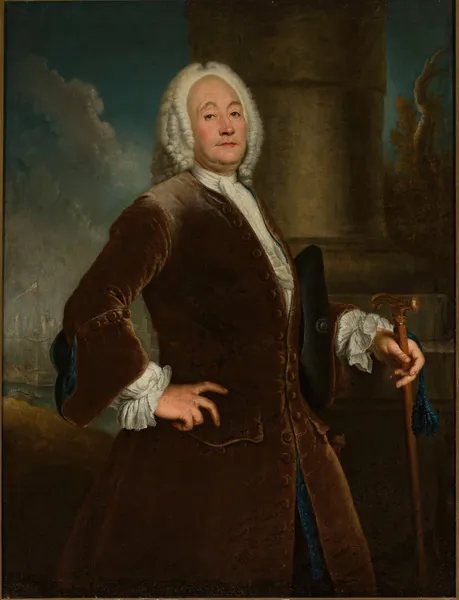 Portrait of Heinrich Voguell av Antoine Pesne