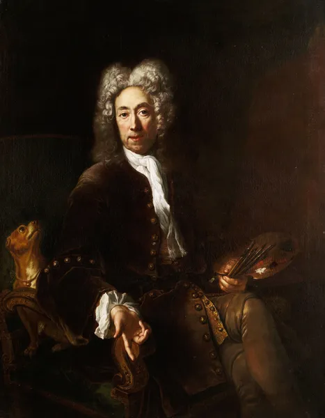 Portrait of Jean Baptiste Gayot Dubuisson av Antoine Pesne