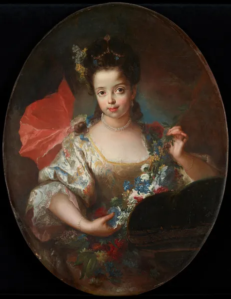 Portrait of Ursule-Anne Dubuisson av Antoine Pesne