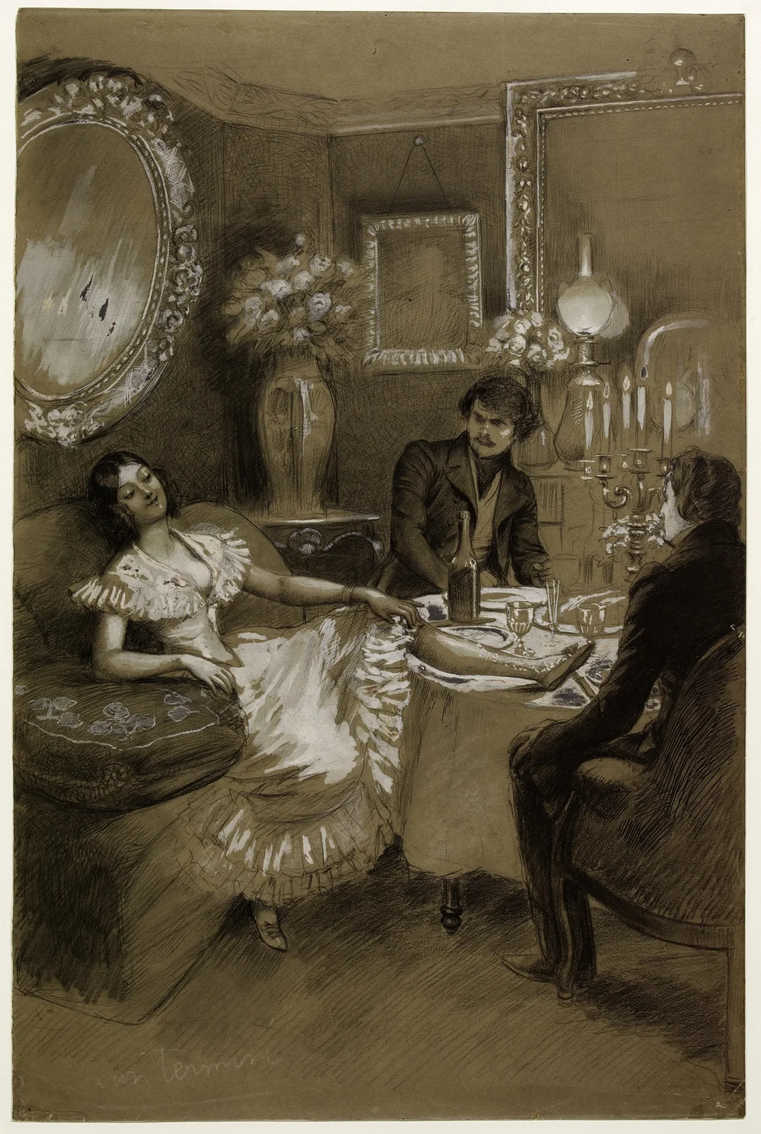 D’après nature av Georges Antoine Rochegrosse
