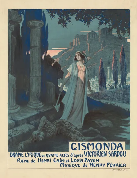 Gismonda av Georges Antoine Rochegrosse