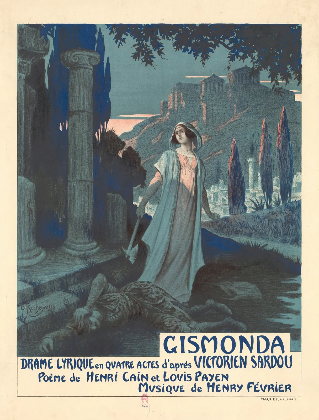 Gismonda av Georges Antoine Rochegrosse