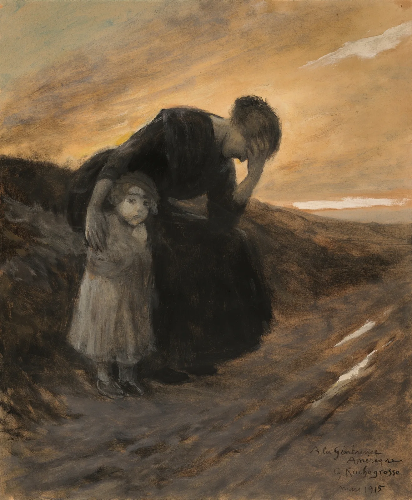 Refugees av Georges Antoine Rochegrosse