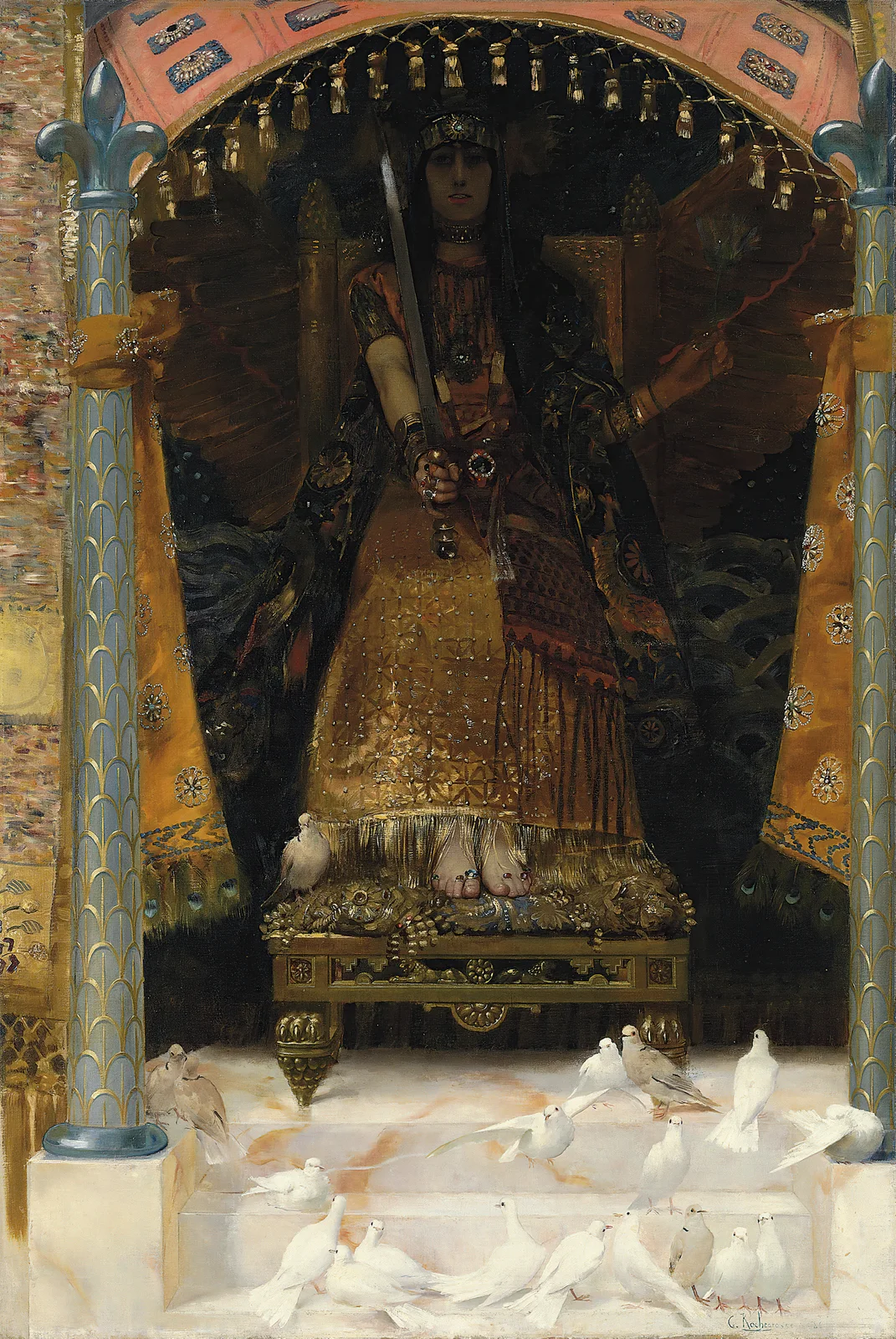 War And Peace av Georges Antoine Rochegrosse