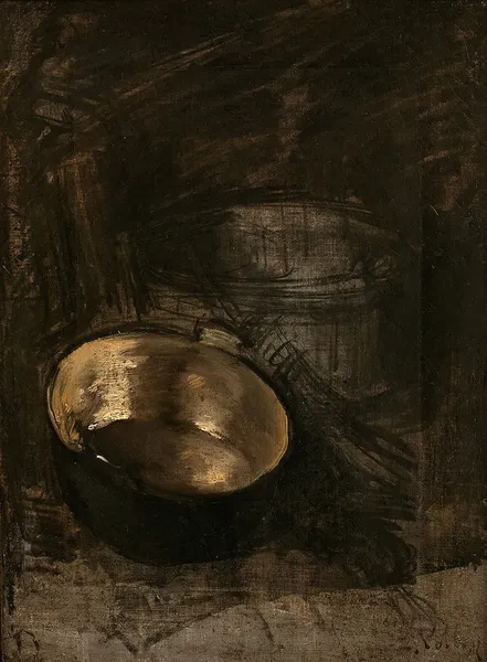Bassine de cuivre av Antoine Vollon