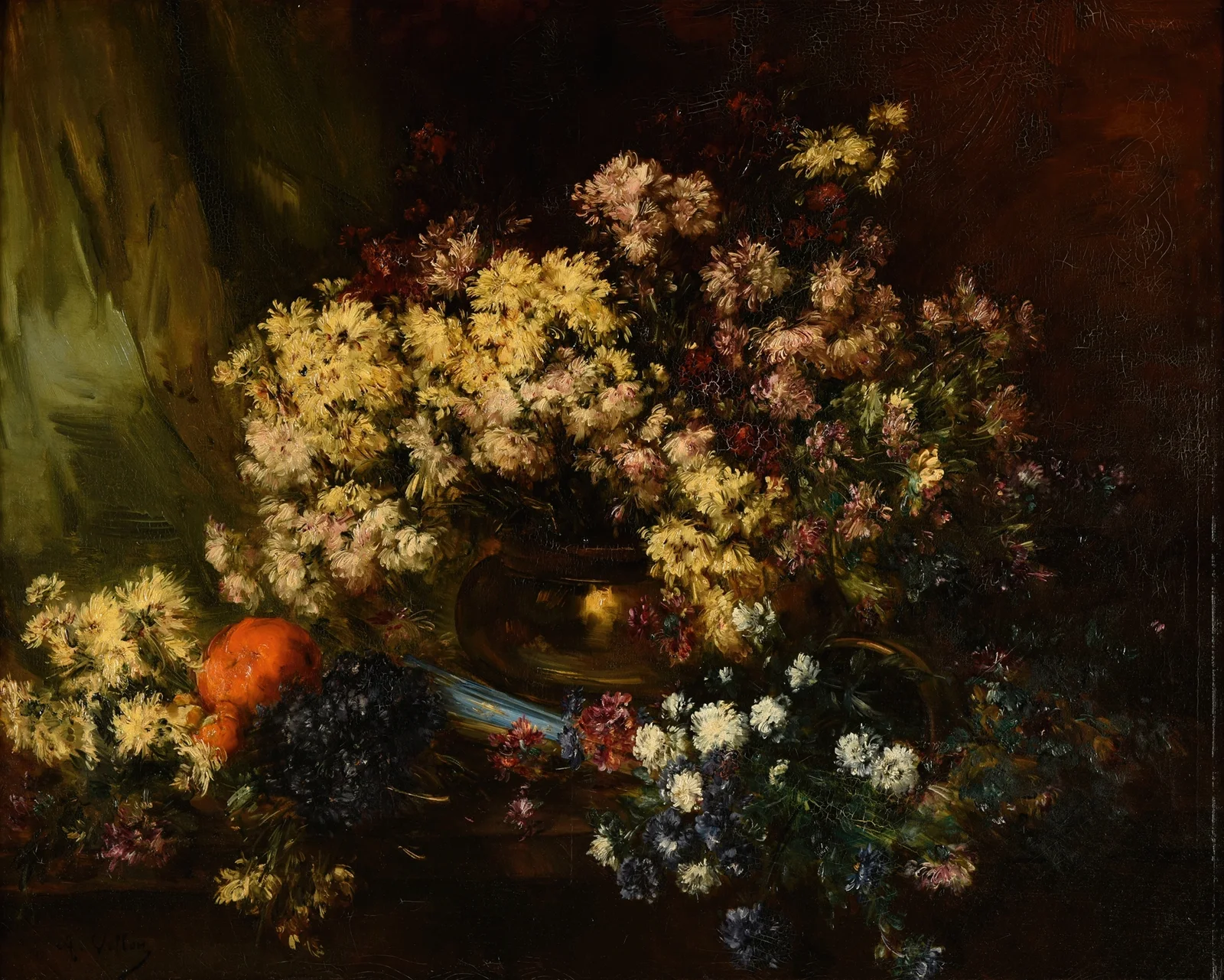 Chrysanthèmes av Antoine Vollon