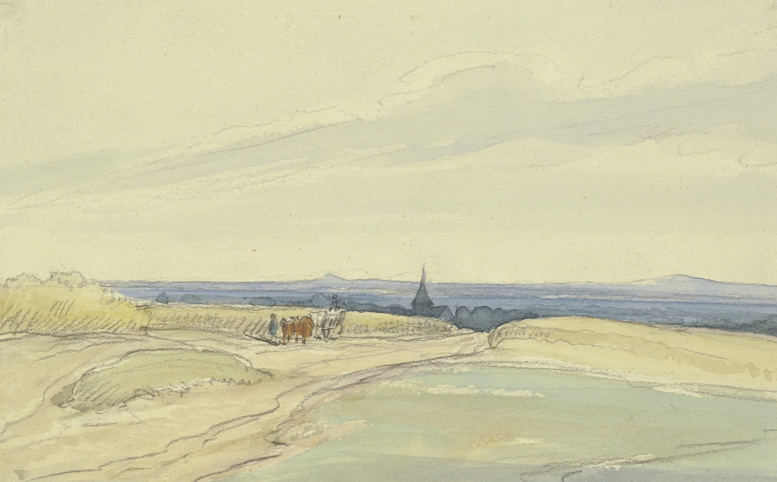 Flat landscape av Anton Burger