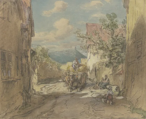 Street in Kronberg 2 av Anton Burger