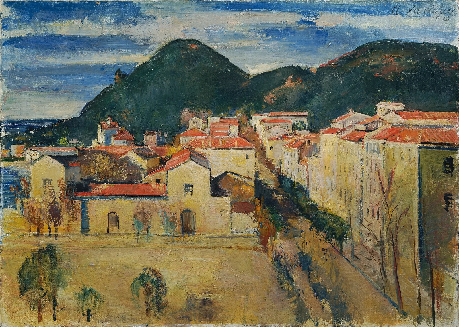 Ajaccio av Anton Faistauer
