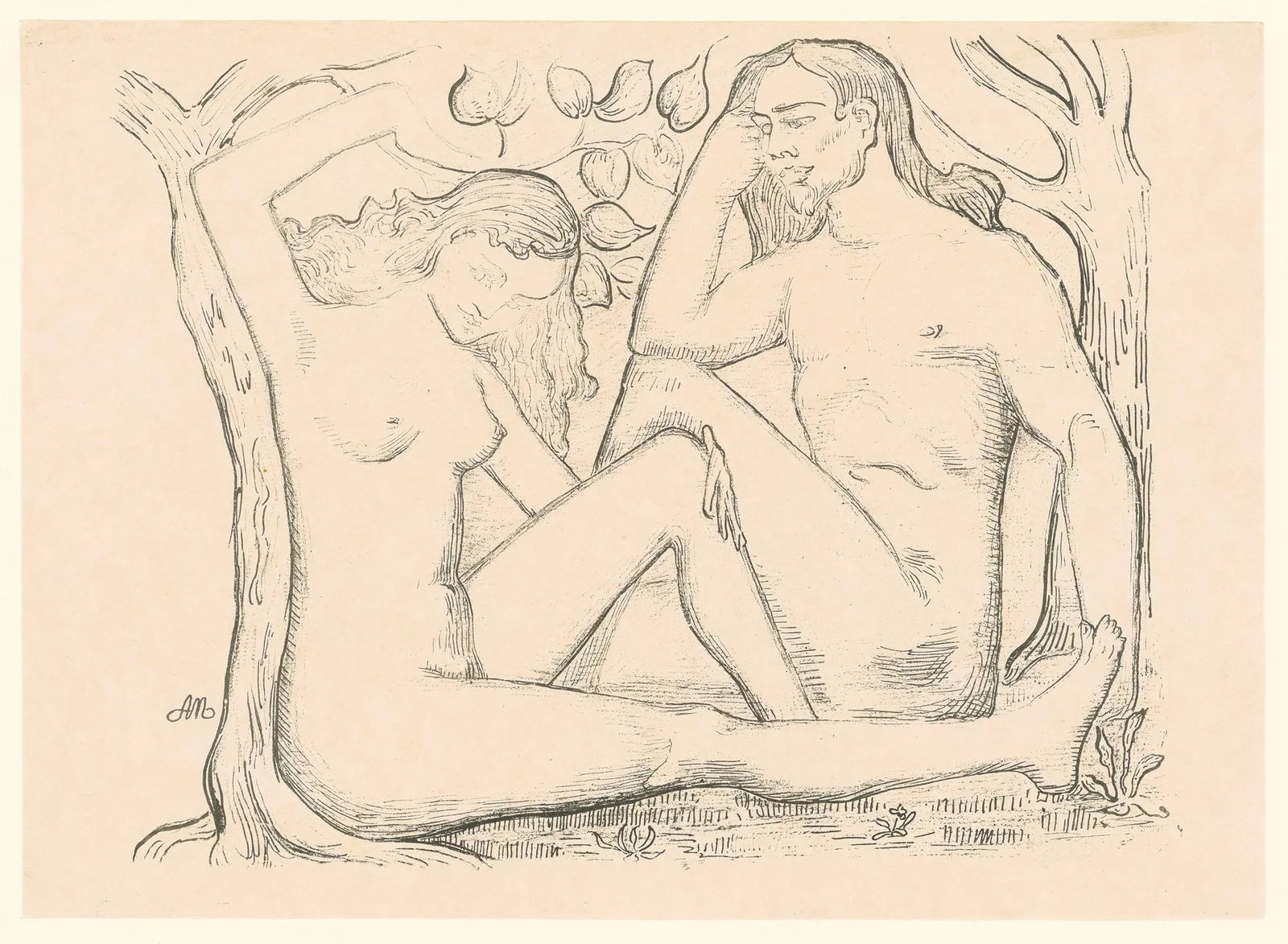 Adam et Eve av Aristide Maillol