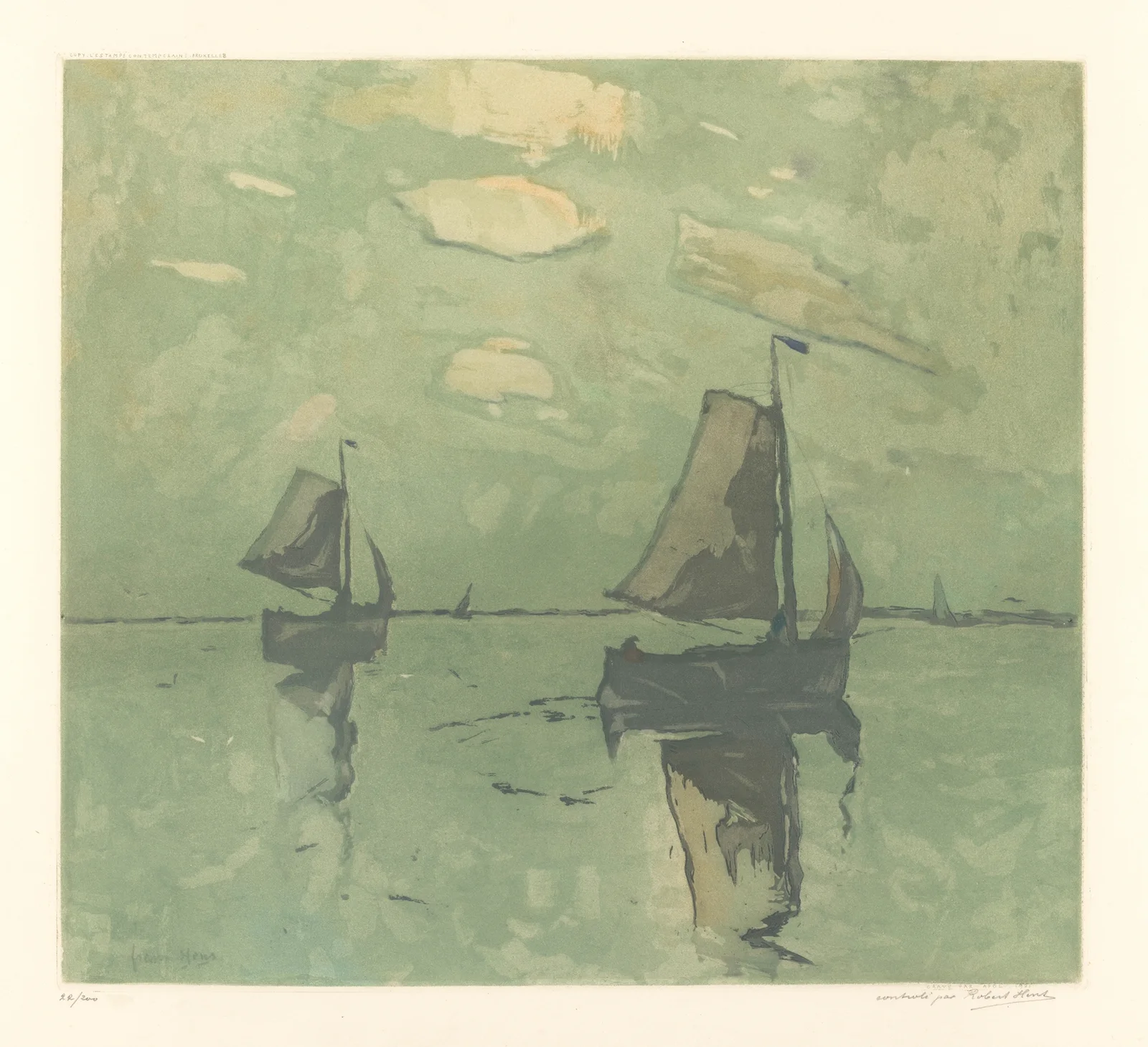 Marine (20th Century) av Armand Apol