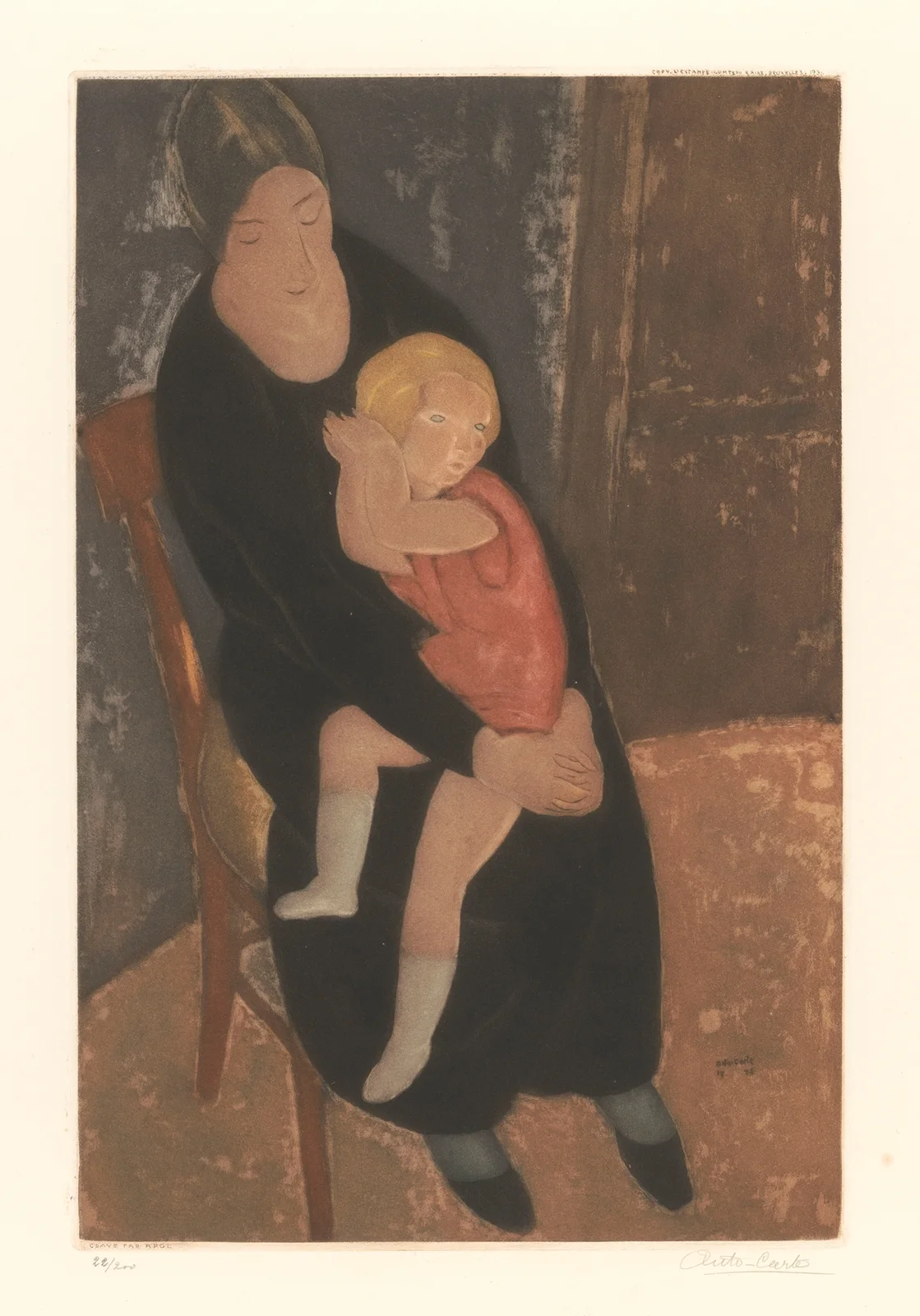 Mère et enfant av Armand Apol
