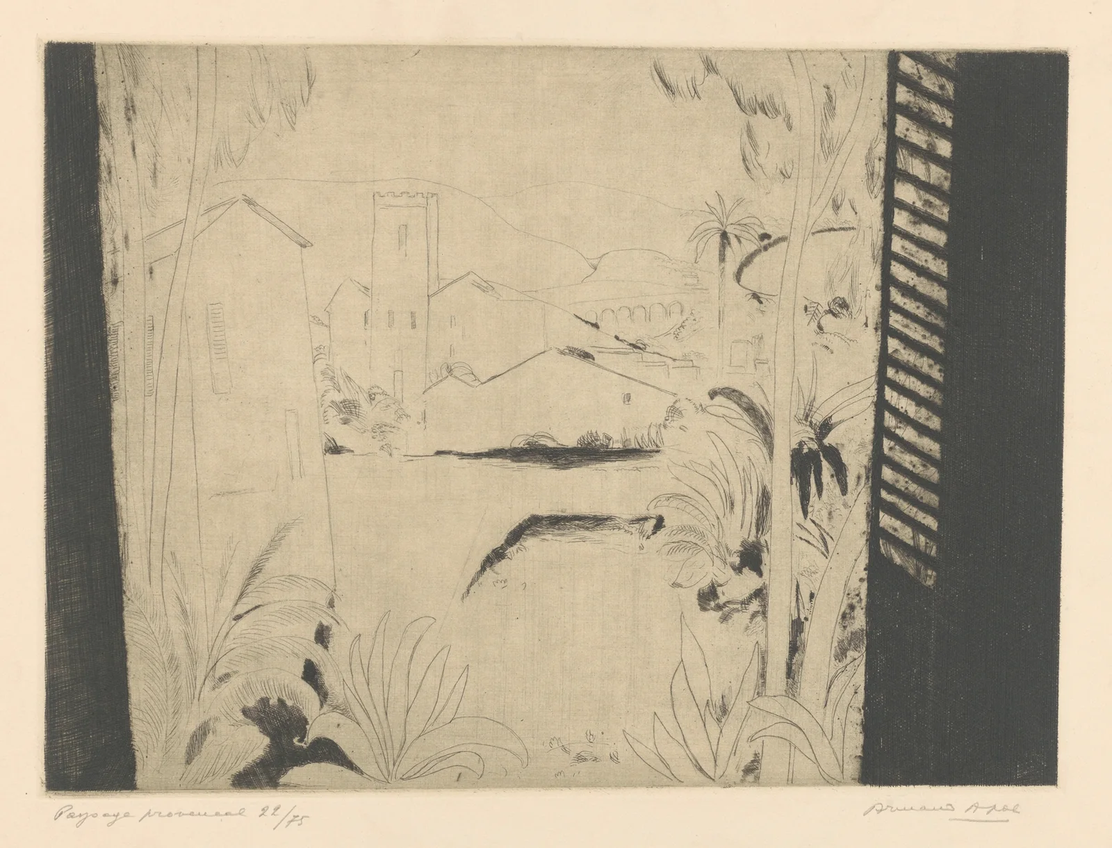 Paysage provençal av Armand Apol