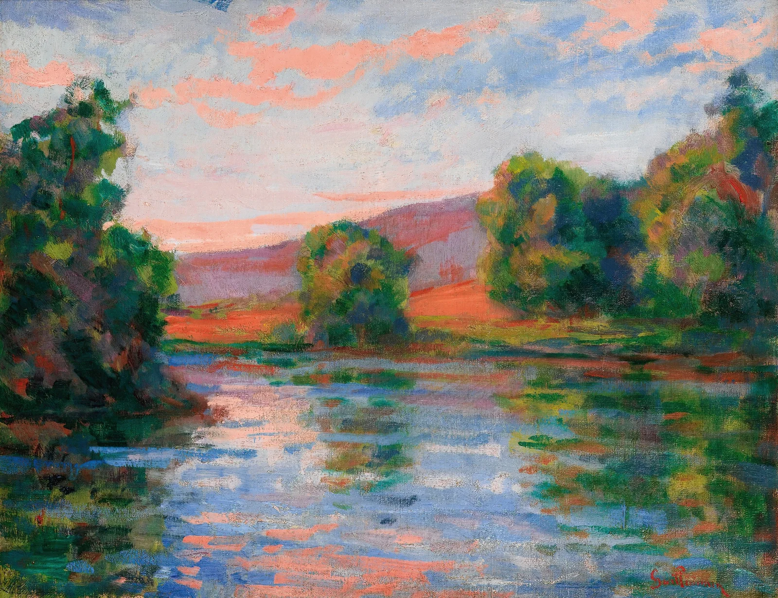 Bord De L’eau av Armand Guillaumin