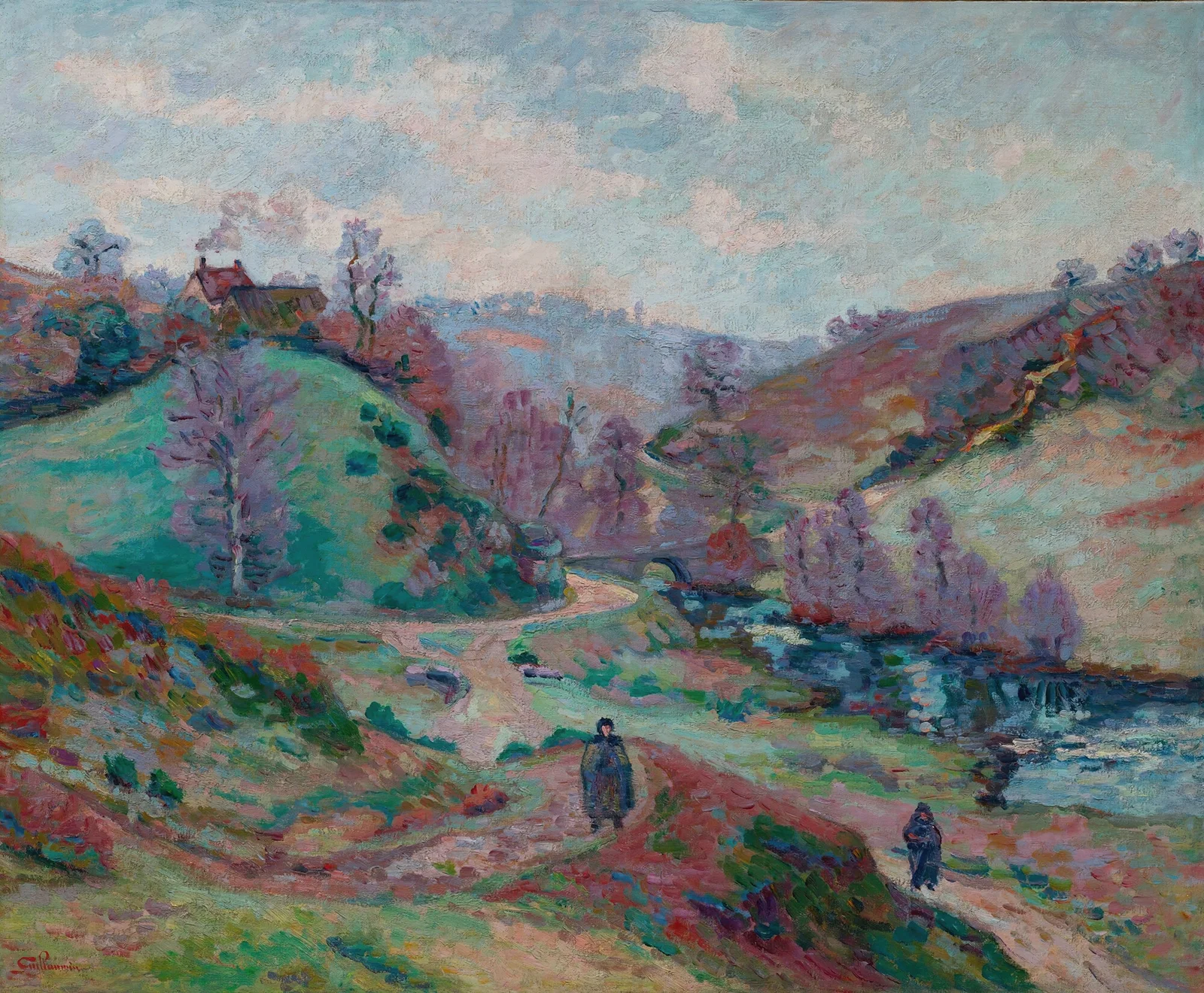 Le Pont Charraud, Creuse av Armand Guillaumin