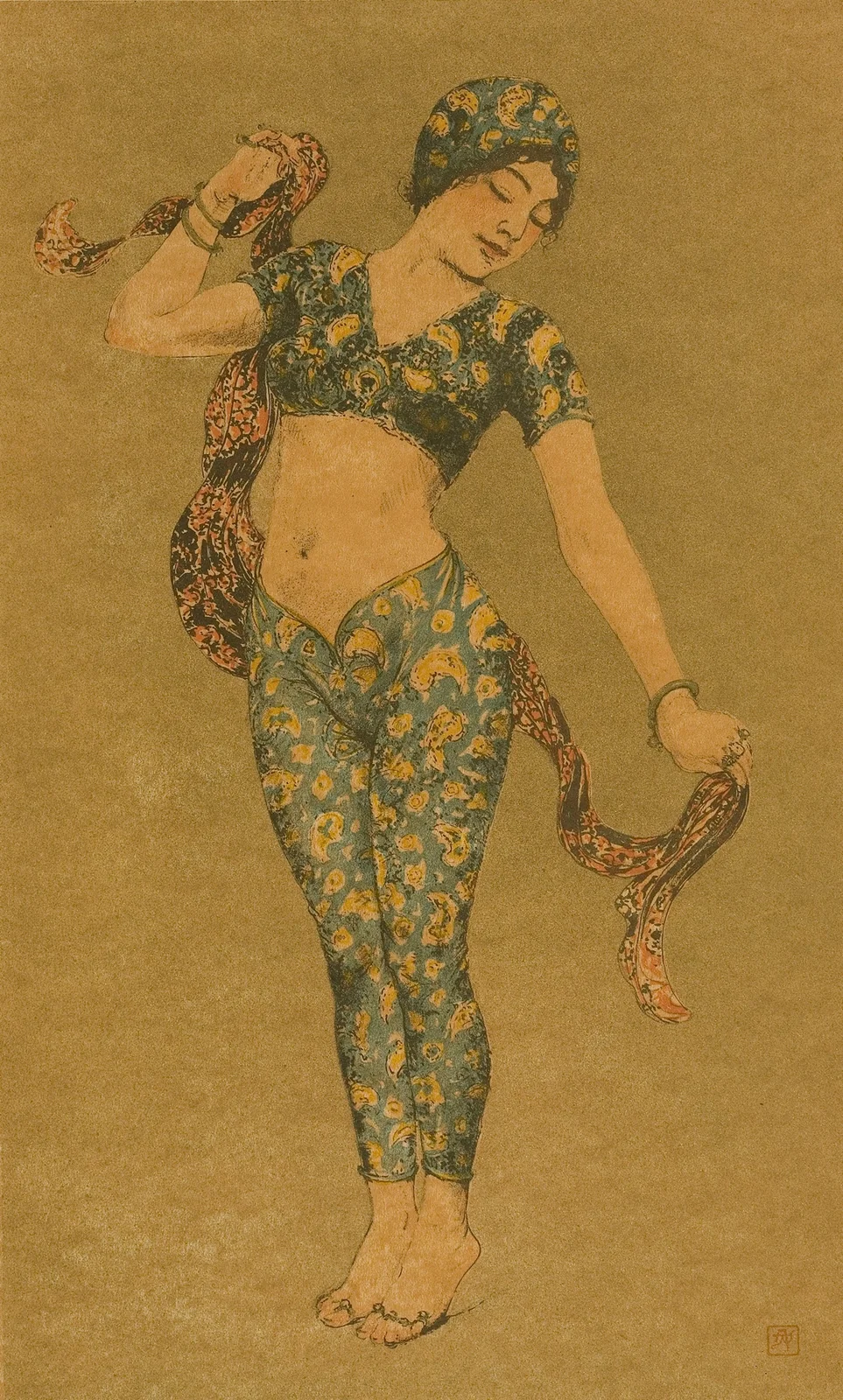 A Dancer (20th century) av Armand Rassenfosse