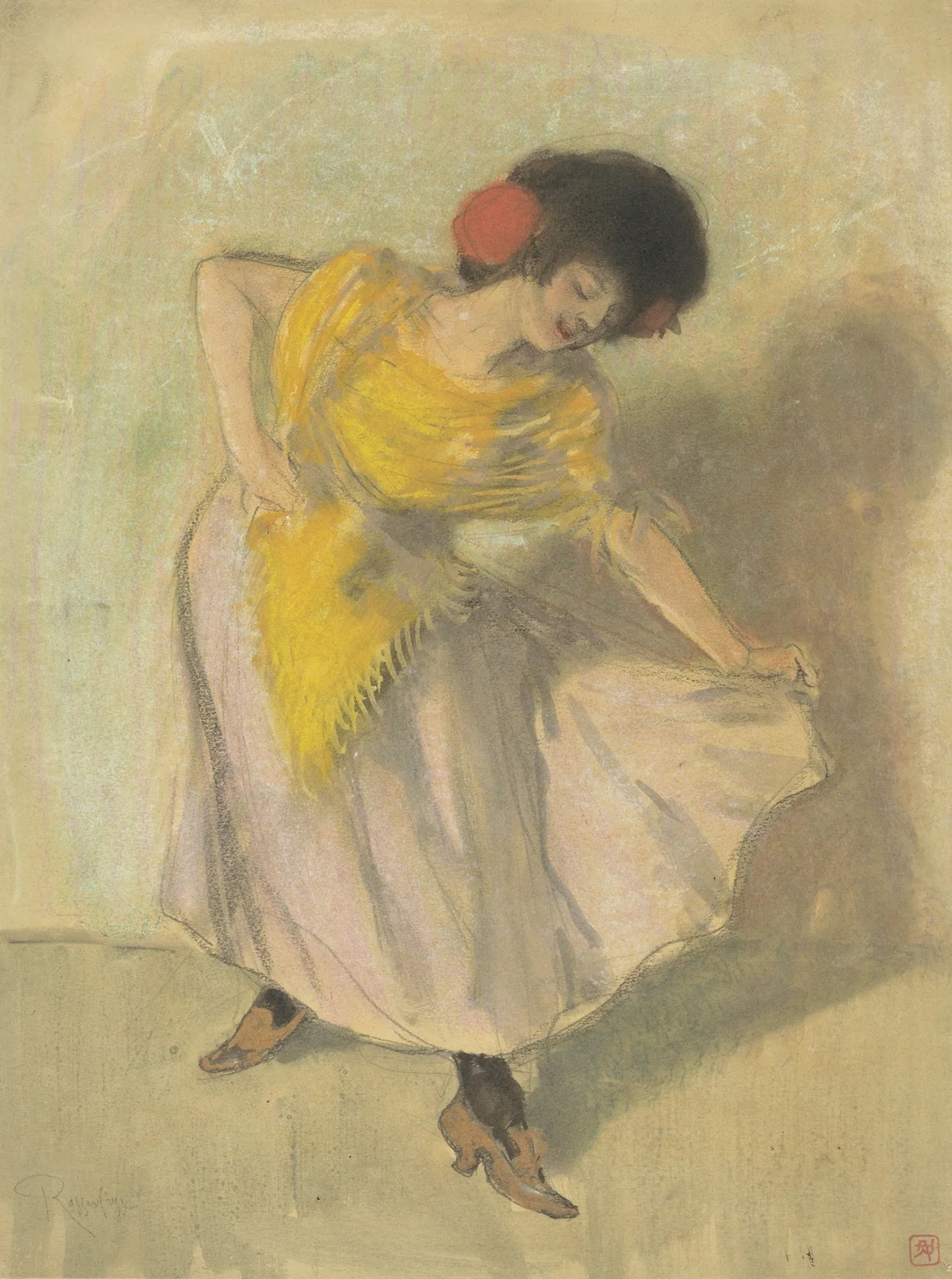 Danseres av Armand Rassenfosse