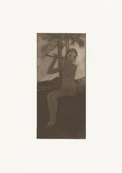 Le Chant de la Cigale av Armand Rassenfosse