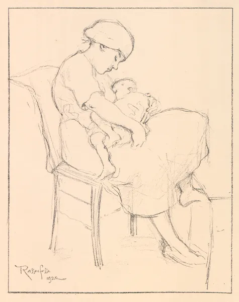 Moederliefde av Armand Rassenfosse