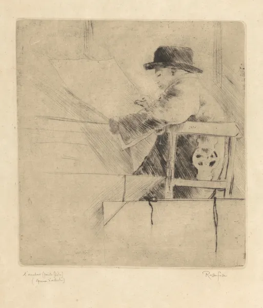 The print lover L’Amateu av Armand Rassenfosse