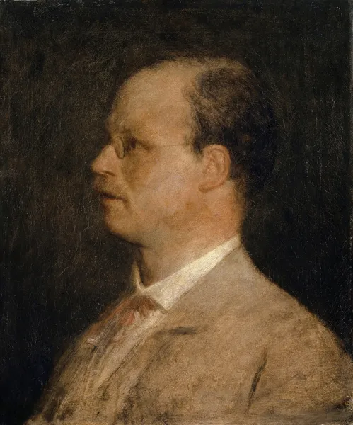 Portrait of Prof. Fritz Burckhardt-Brenner av Arnold Böcklin
