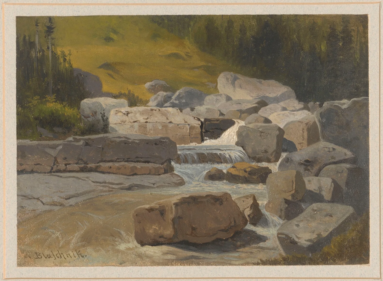 Mountain stream av Arthur Blaschnik