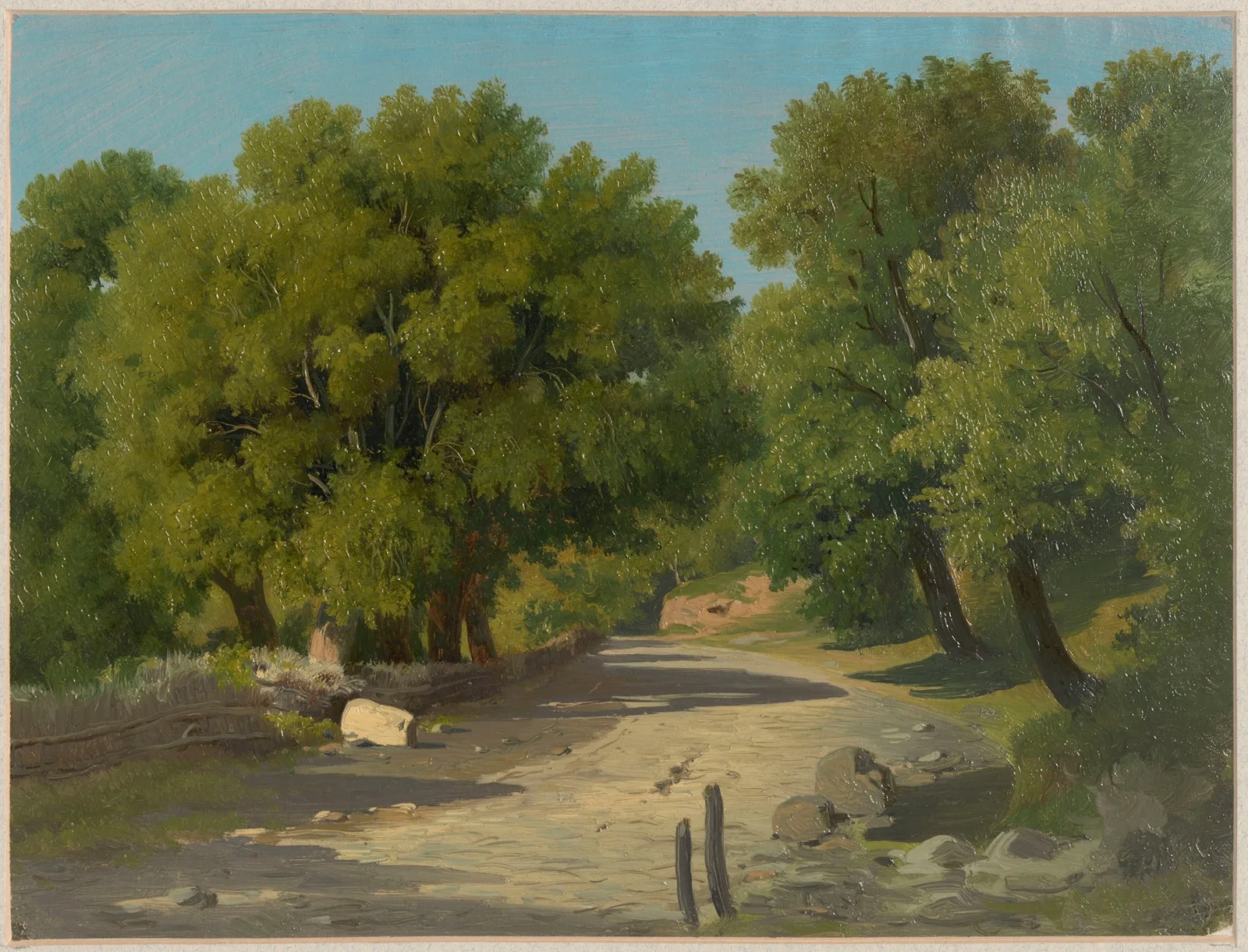 Sandy road among trees av Arthur Blaschnik